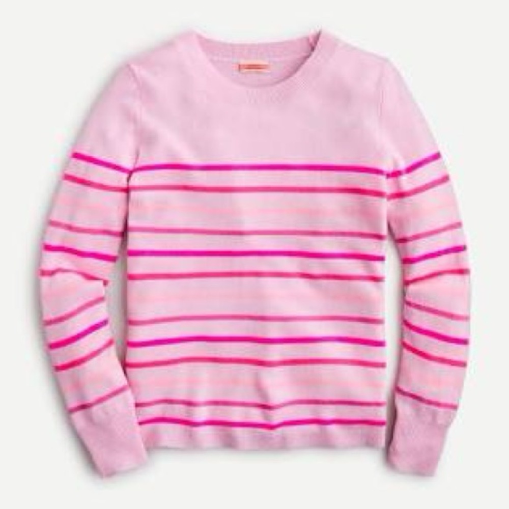 J Crew Cashmere Sweater Pink Size Large